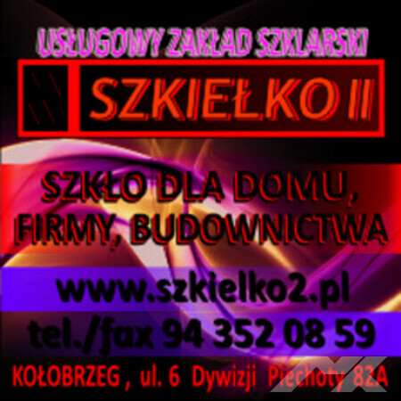 SZKIEŁKO II Usługowy Zakład Szklarski szafy